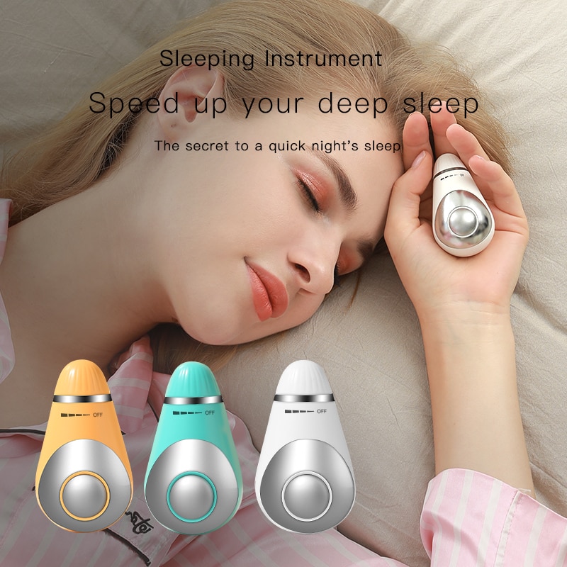 USB Charging Microcurrent Sleep Holding Sleep Aid Instrument Pressure Relief Sleep Device Hypnosis instrument Massager and Relax