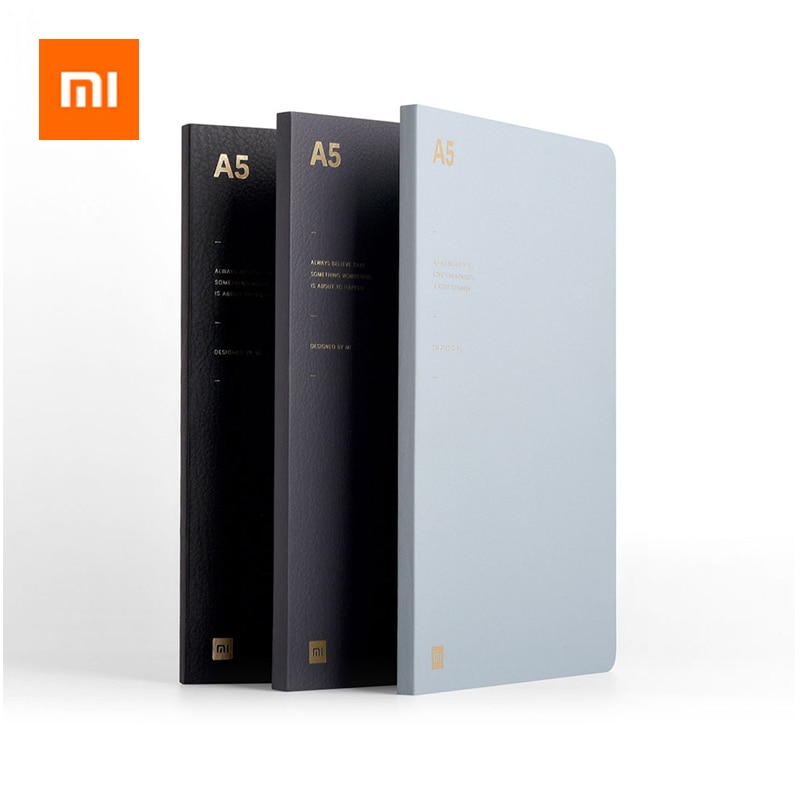 Xiaomi A5 Notebook Smooth Writing 80g Daolin Paper Hot Stamping Cover Notebook 3 Inner Pages Notepad School Stationary