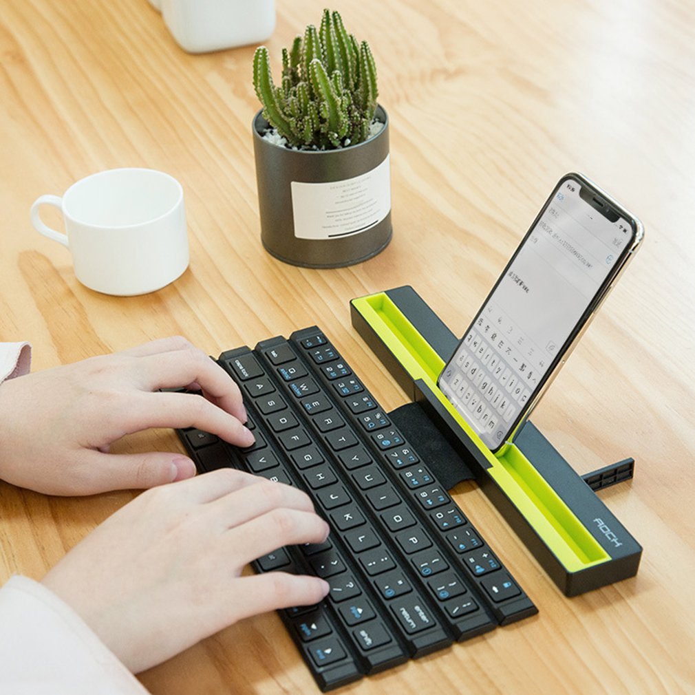 Portable Mini Folding Keyboard Foldable Wireless Keypad For Tablet For Iphone Laptop Smartphone For Ipad