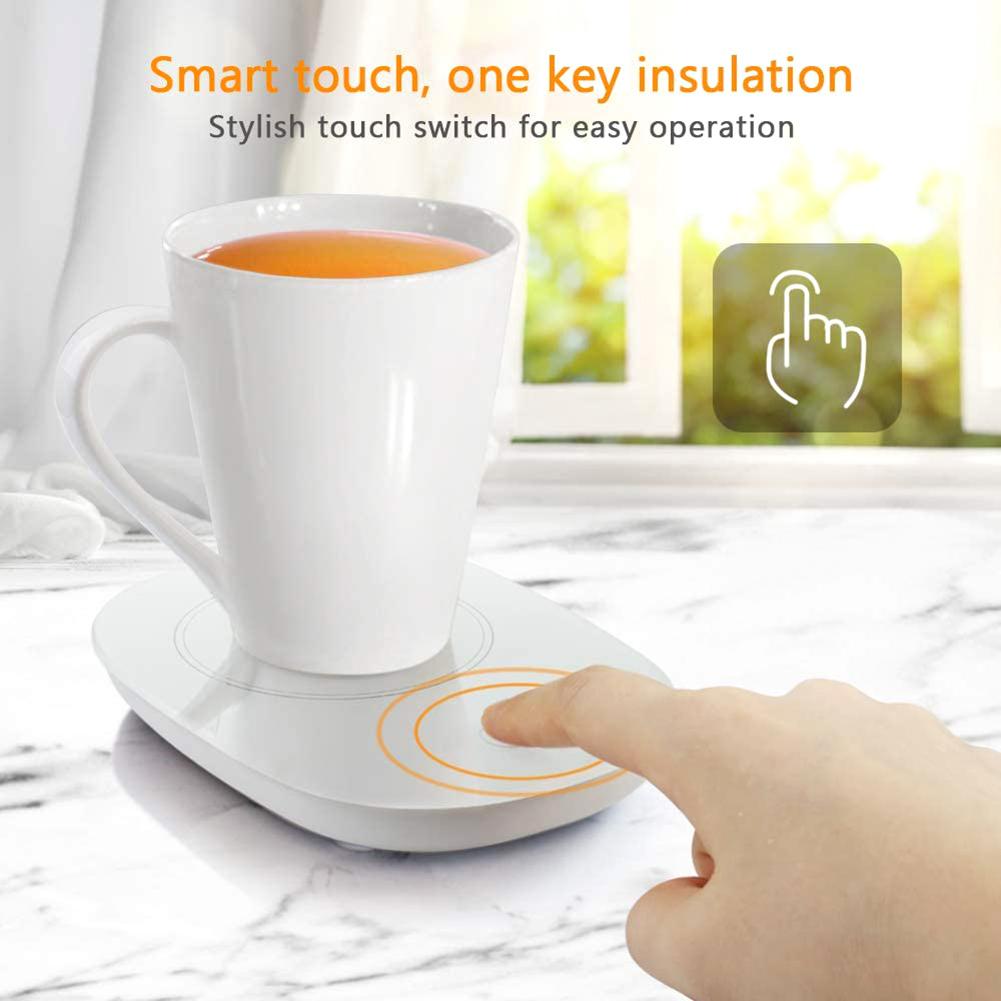 Coffee Mug Cup Warmer for Home Office Electric Coffee Cup Heating Mat Heat Resistant Touch/Induction Tea Milk Water Heating Pad