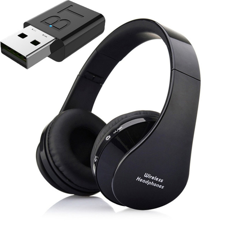 10M Barrier Free Transmission Wireless Bluetooth Headphones HiFi Deep Bass Headphone with Transmitter Stick For TV Computer New
