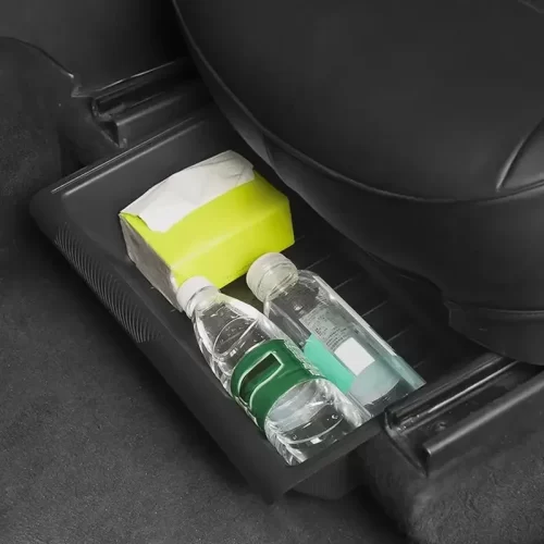 For Tesla Model Y Under Seat Storage Box Case Car Seat Organizer Vehicle Underseat Drawer Holder for Tesla Model Y Interior Tray - Image 2