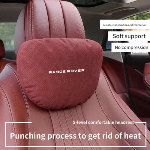 Car Interior Headrest Waist Rest For Land Rover Range Rover Auto Headrest Neck Support Seat Lumbar Cushion Soft Neck Pillow